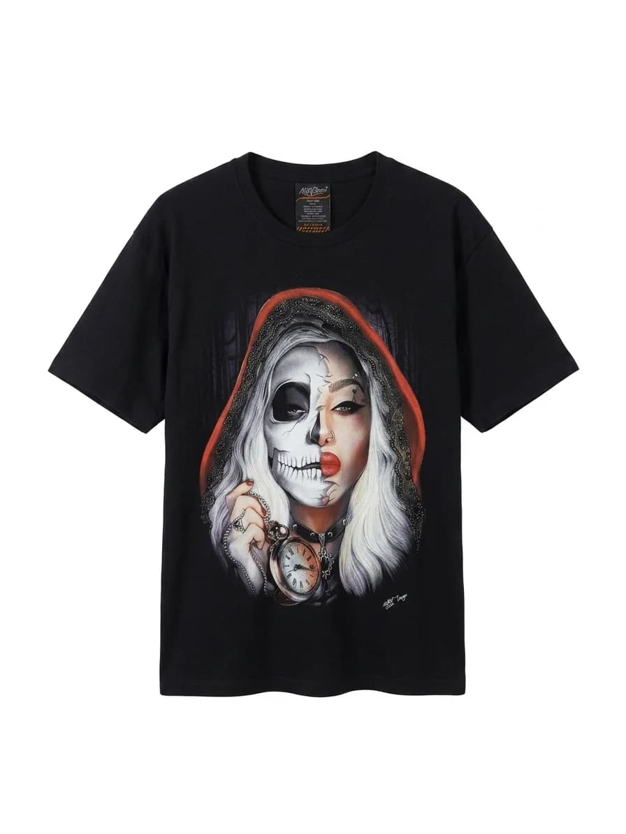 Handmade Duality Graphic T-Shirt 