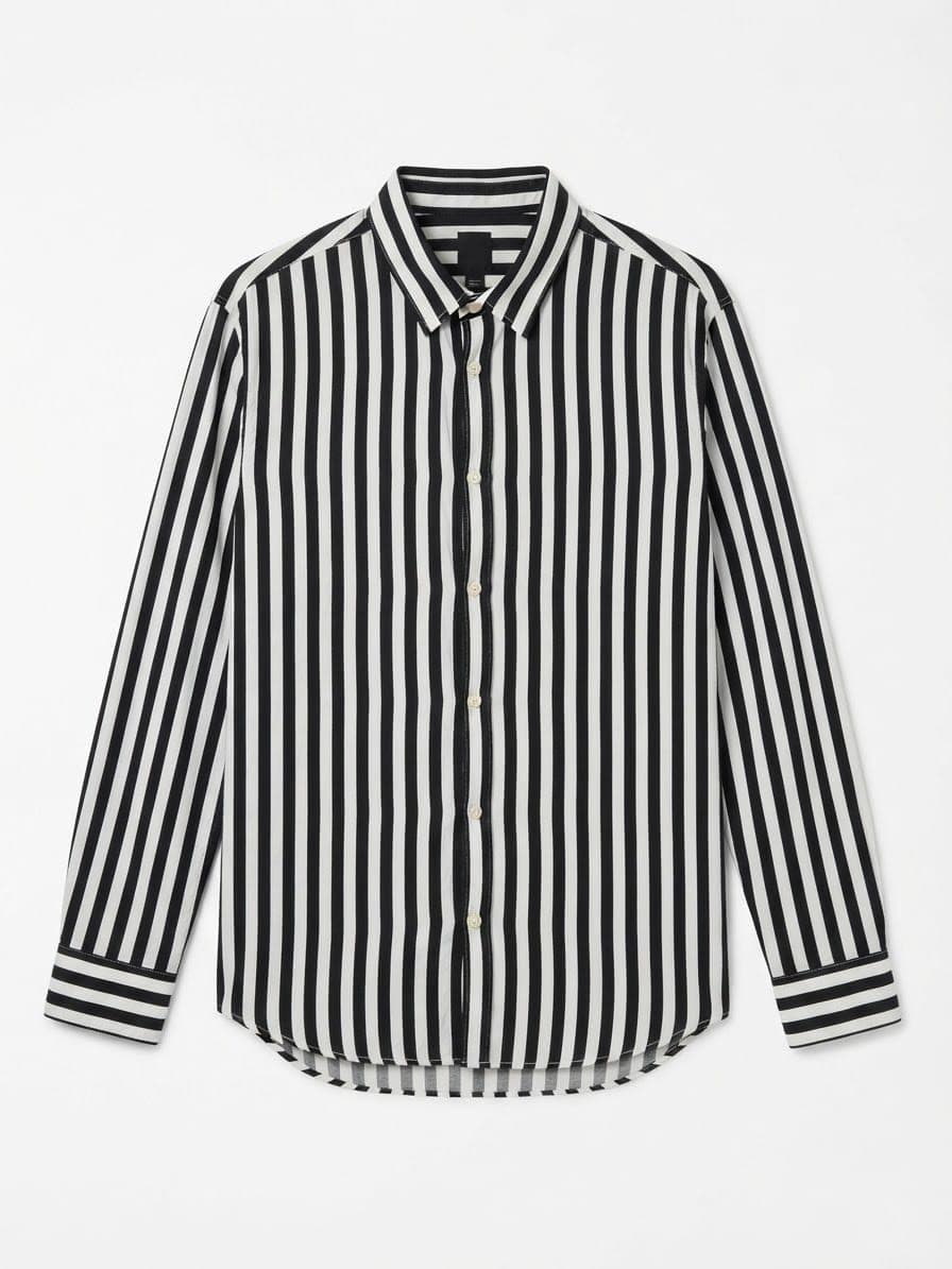 VERTICAL STRIPE SLIM FIT SHIRT