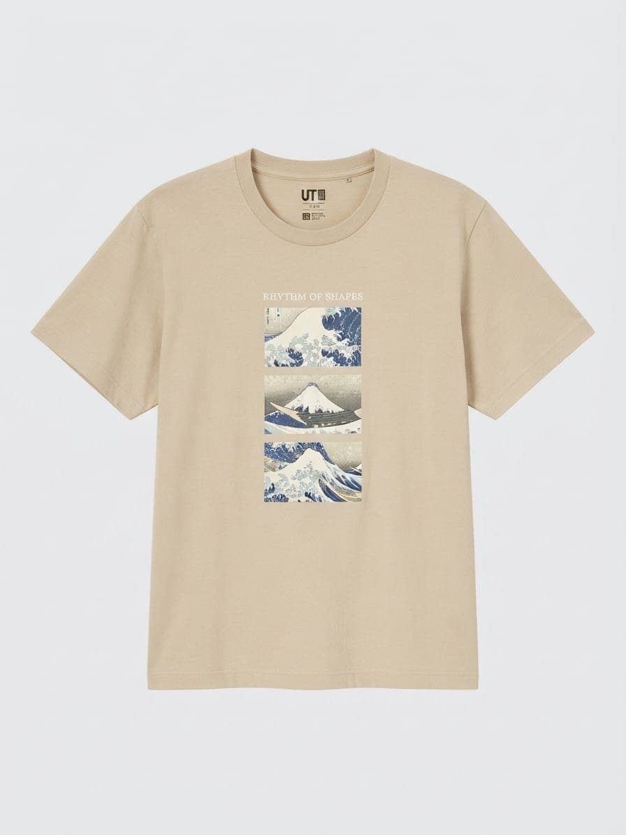 HOKUSAI ART OF WATER UT GRAPHIC T-SHIRT