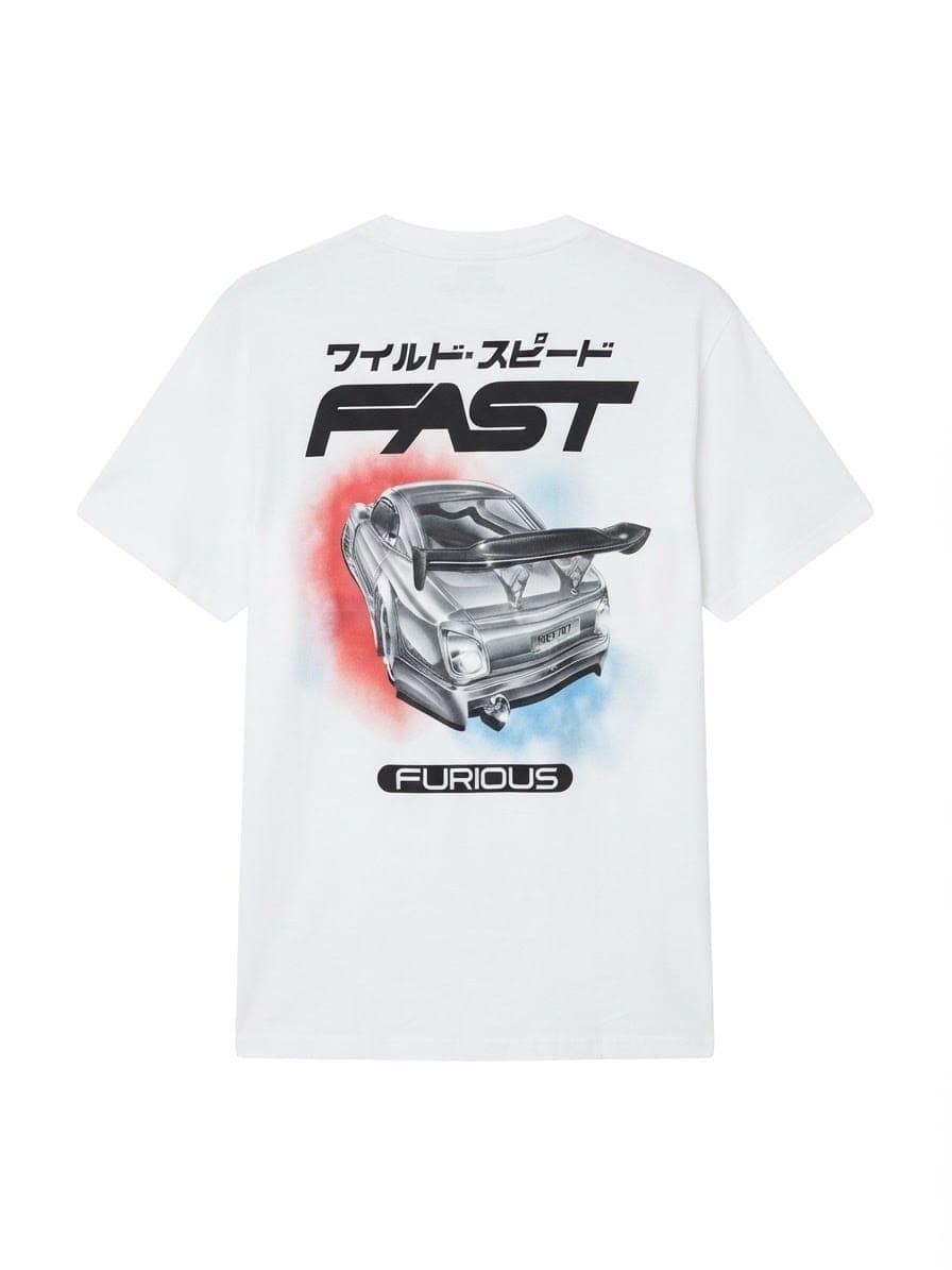 FAST & FURIOUS CAR GRAPHIC T-SHIRT — 3