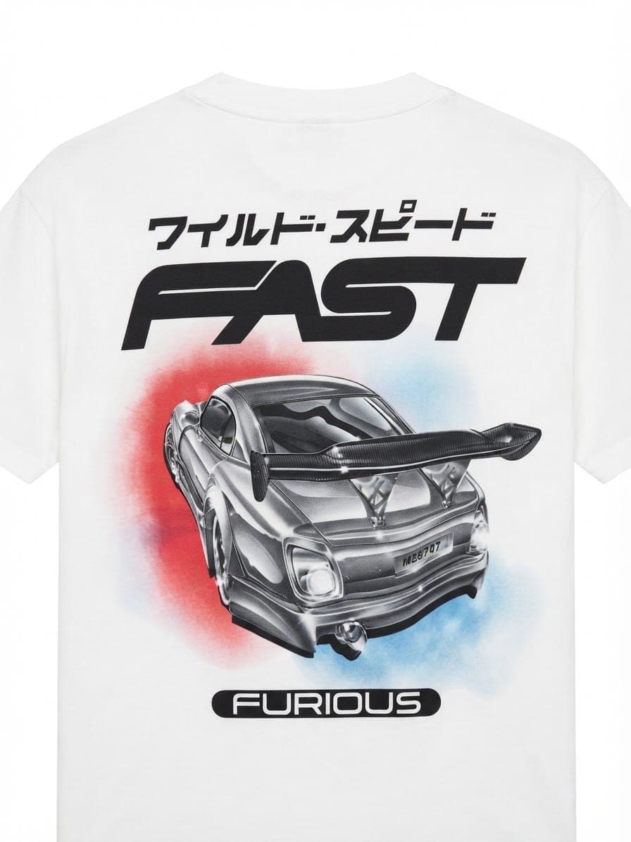 FAST & FURIOUS CAR GRAPHIC T-SHIRT — 4