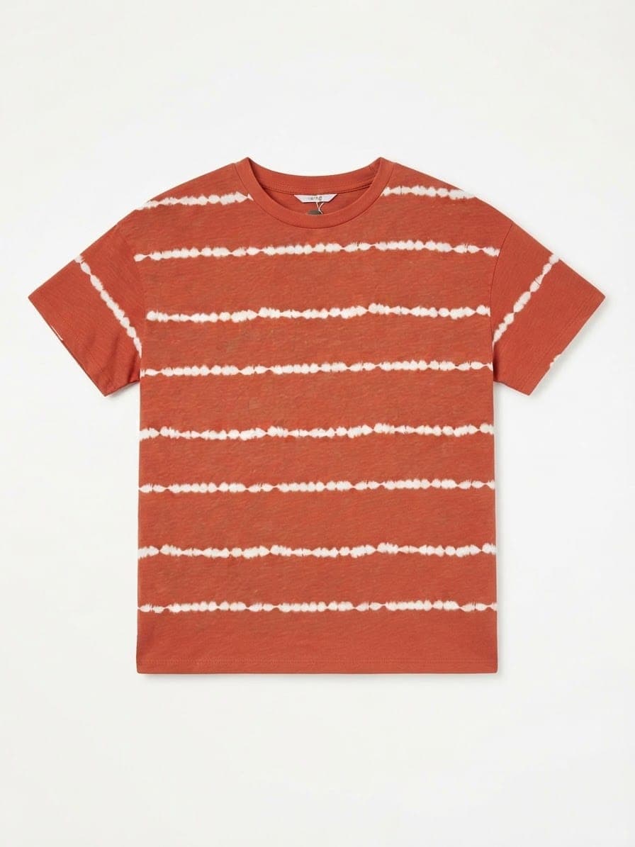 TIE-DYE STRIPE T-SHIRT