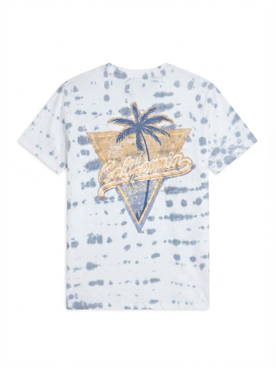 GUESS CALIFORNIA TIE-DYE T-SHIRT — 3