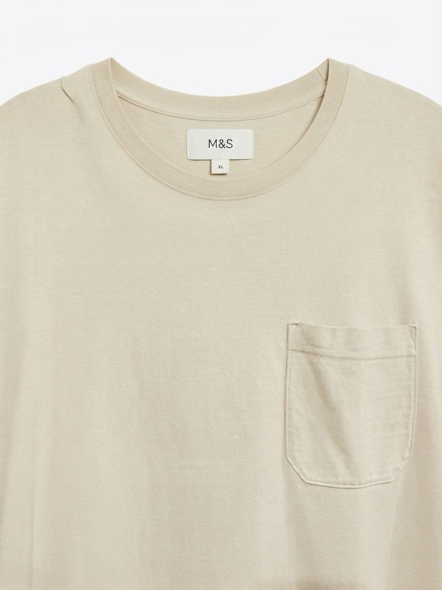 M&S POCKET CREW NECK T-SHIRT — 2