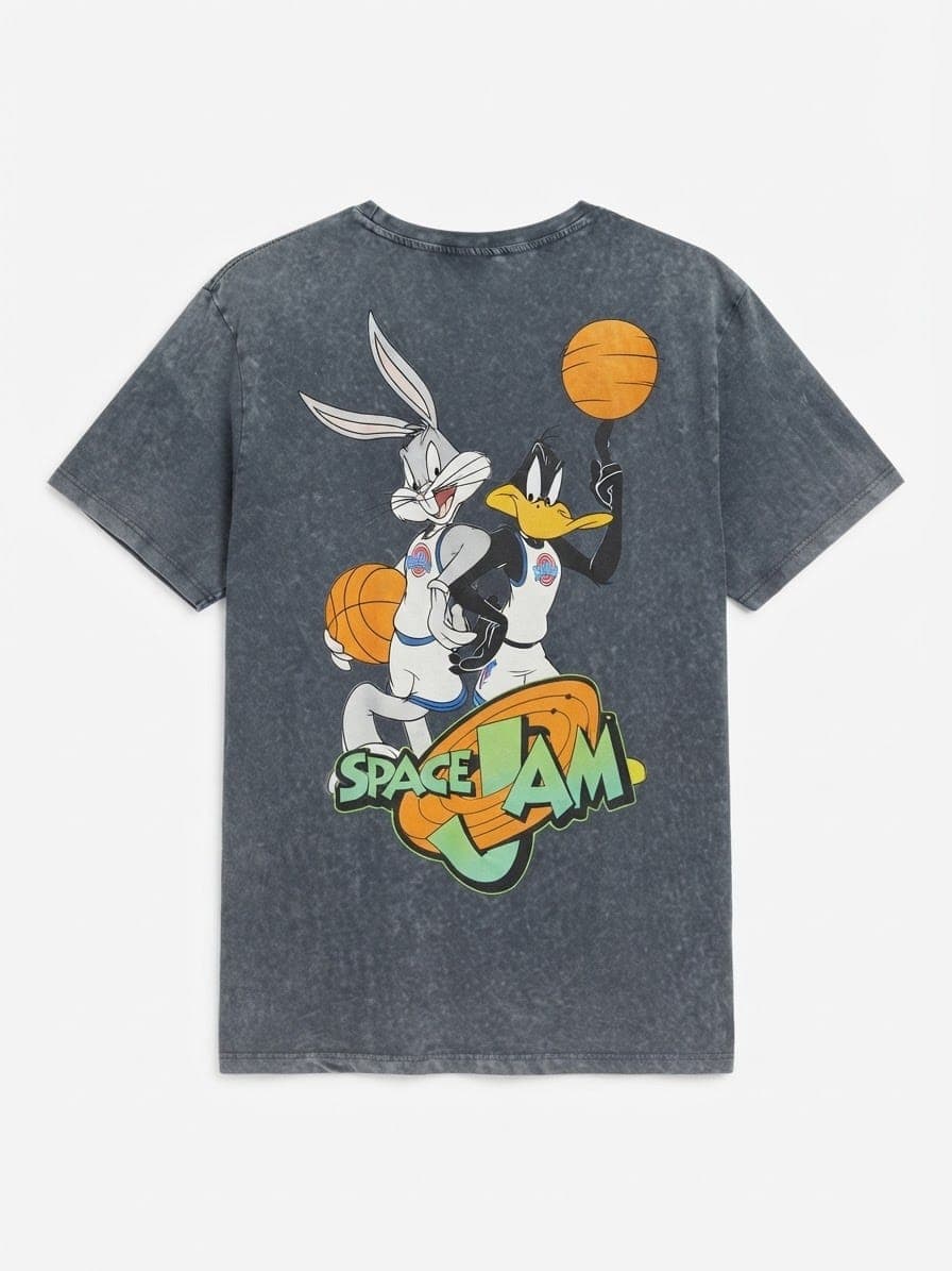 SPACE JAM ACID WASH GRAPHIC T-SHIRT — 3
