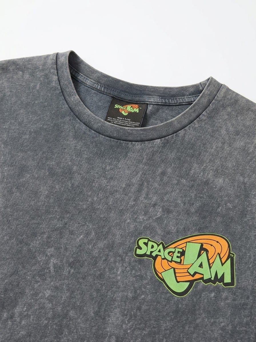 SPACE JAM ACID WASH GRAPHIC T-SHIRT — 2
