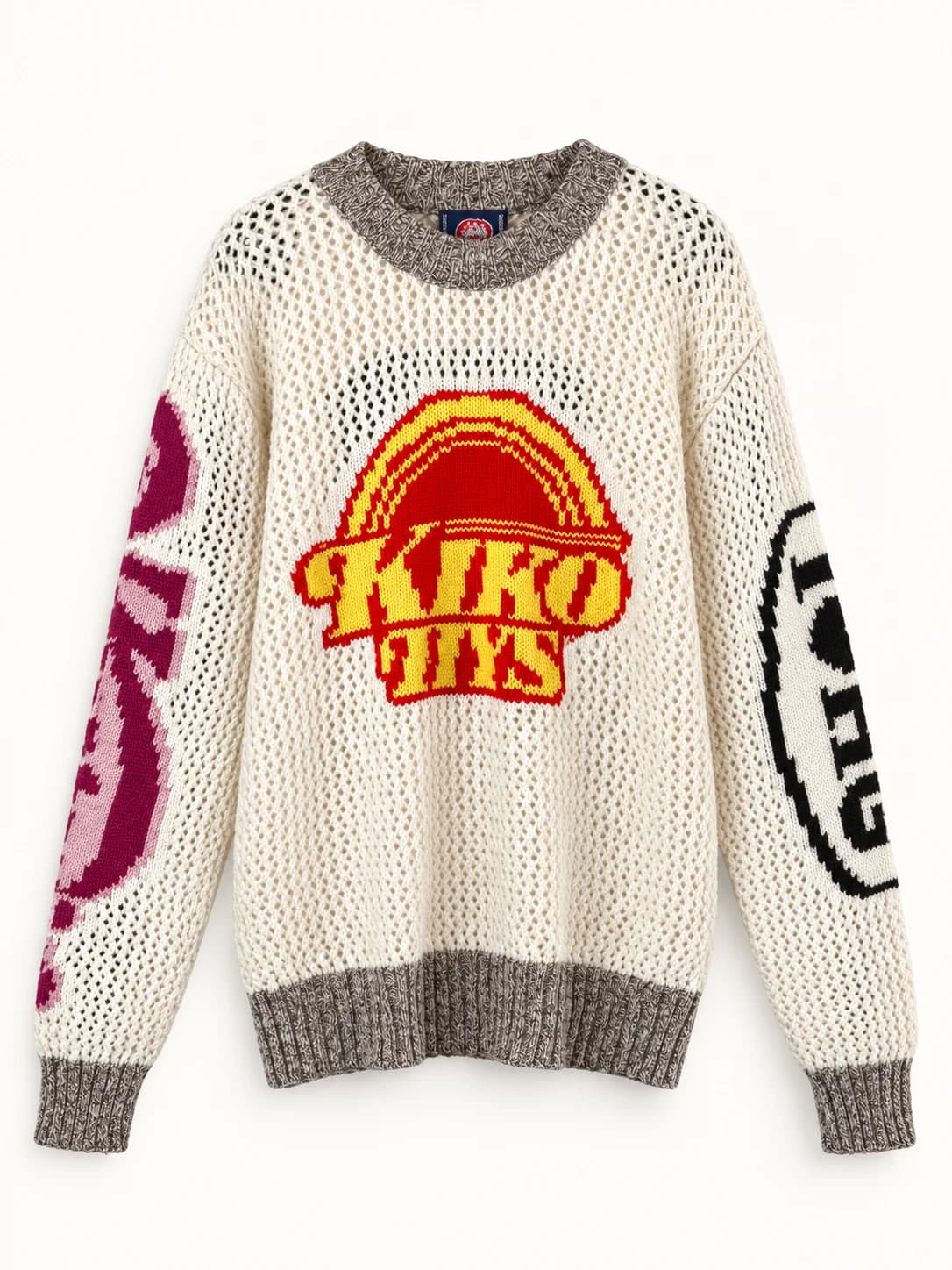 RETRO LOGO GRAPHIC KNIT SWEATER