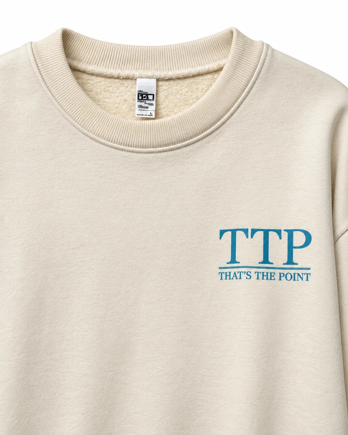 TTP Graphic Sweatshirt – Cream — 2