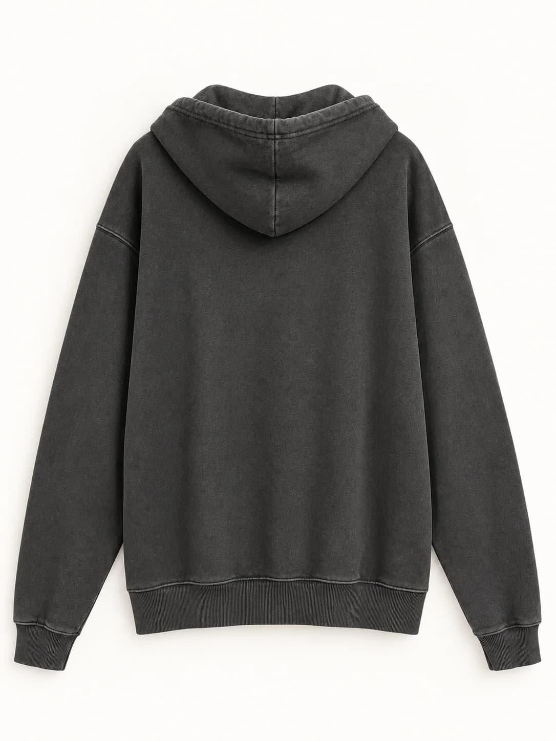 PEQUS Snake Graphic Hoodie – Washed Black — 3