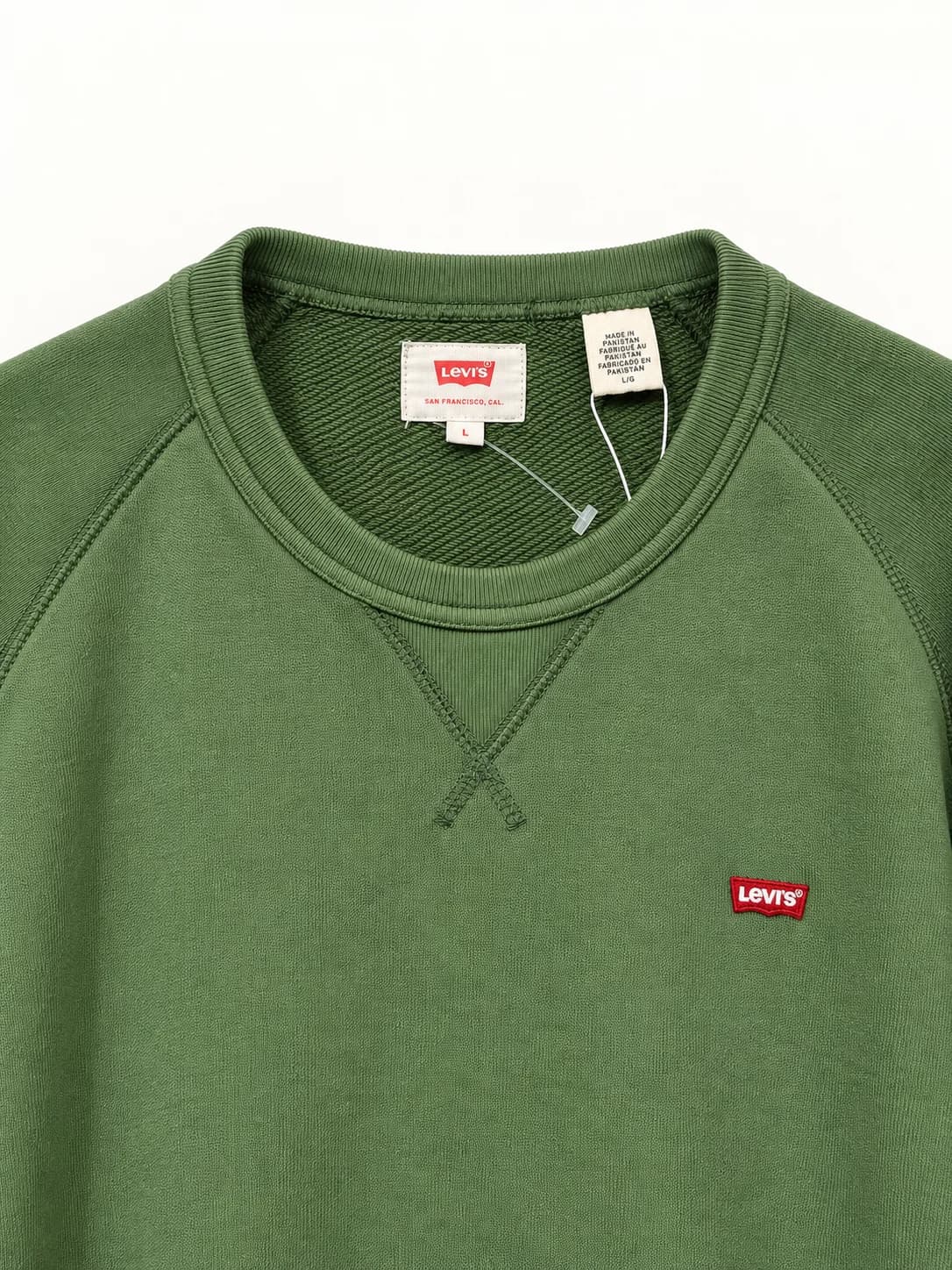Levi’s Green Crewneck Sweatshirt — 2
