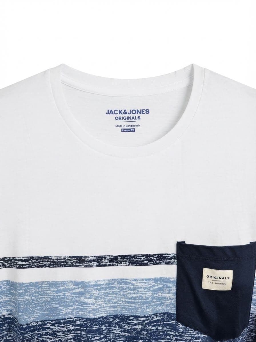 STRIPED POCKET T-SHIRT — 2
