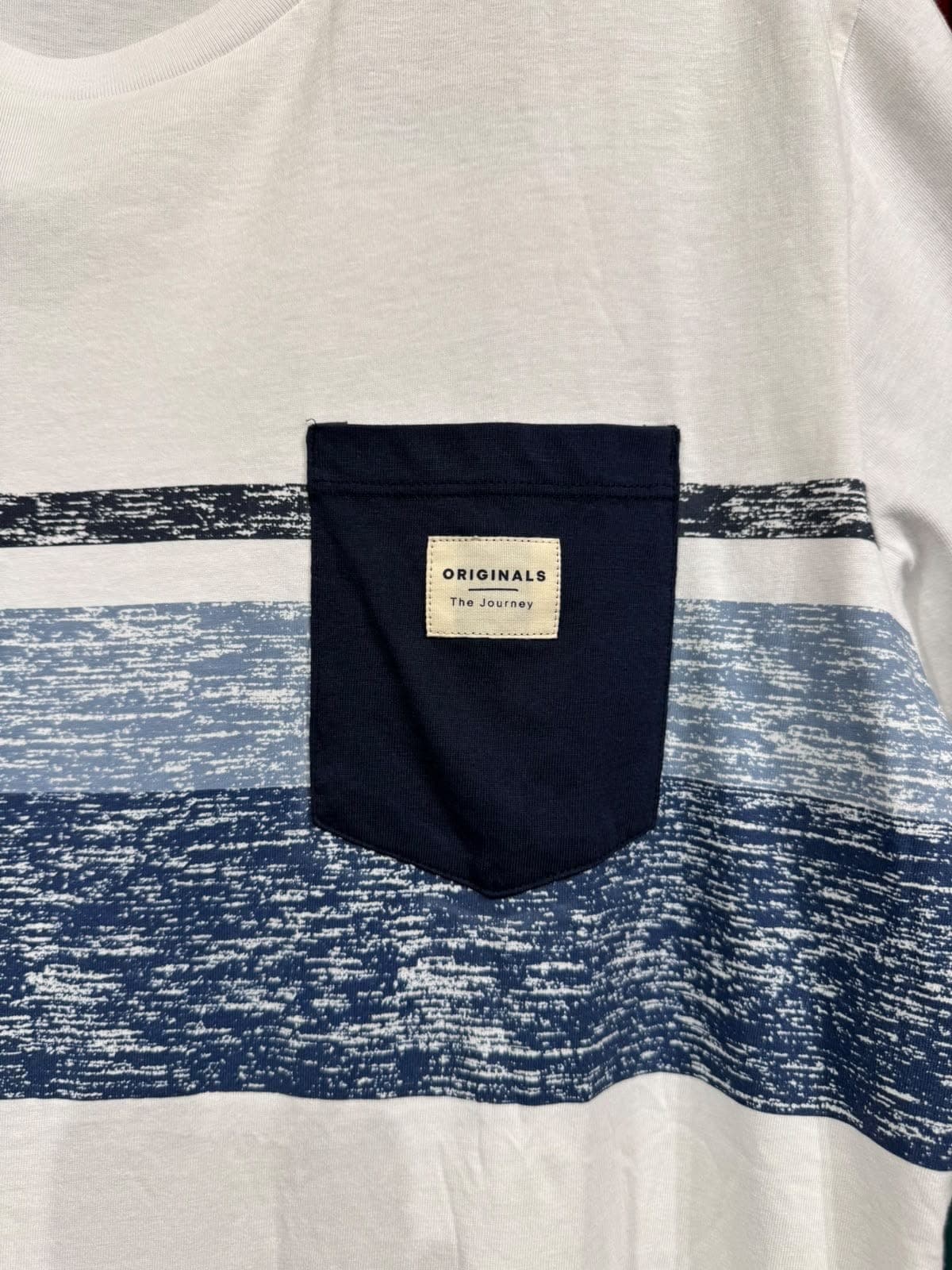STRIPED POCKET T-SHIRT — 3