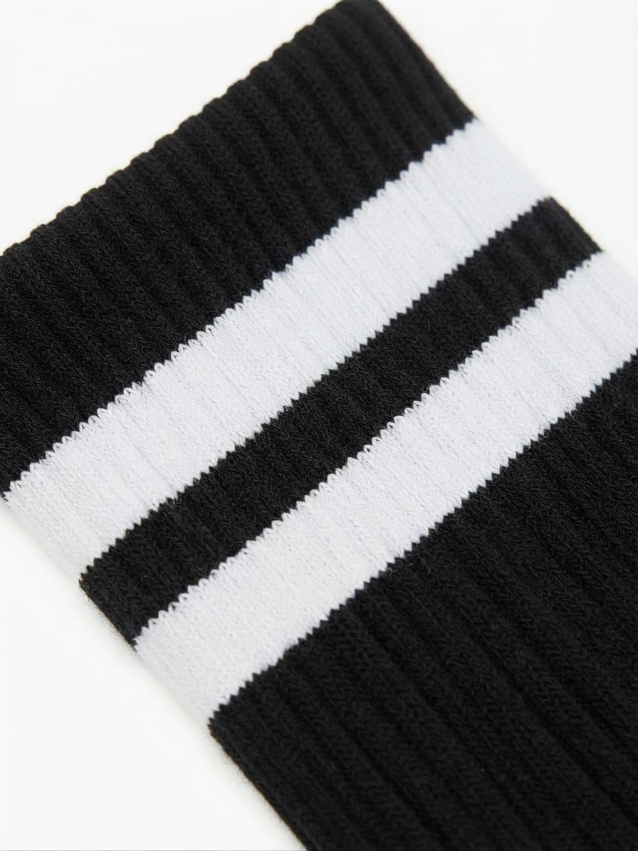 STRIPED CREW SOCKS - 3 PACK — 3