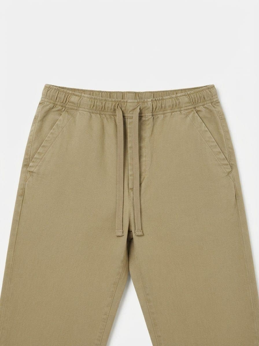 DRAWSTRING CHINO TROUSERS — 2
