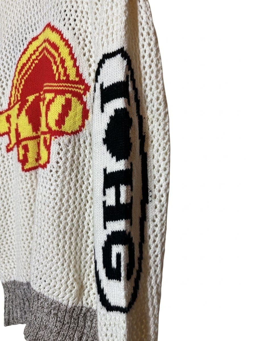 RETRO LOGO GRAPHIC KNIT SWEATER — 4