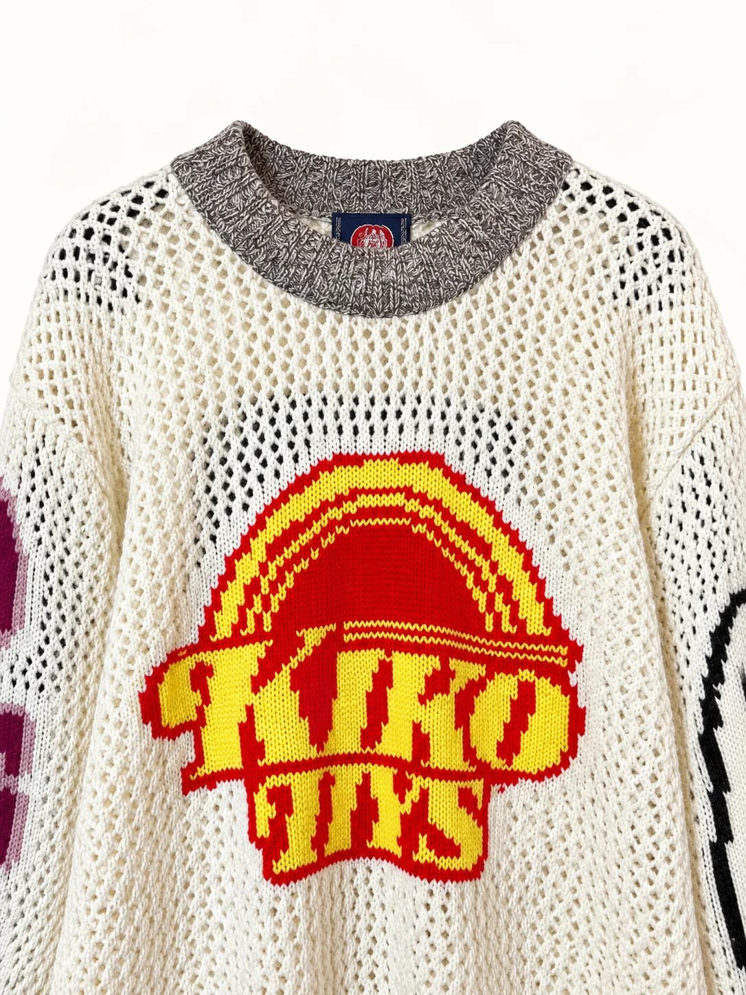 RETRO LOGO GRAPHIC KNIT SWEATER — 2