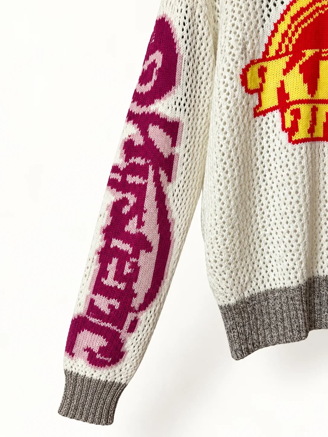 RETRO LOGO GRAPHIC KNIT SWEATER — 3