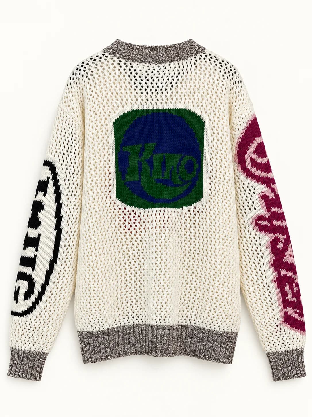 RETRO LOGO GRAPHIC KNIT SWEATER — 5
