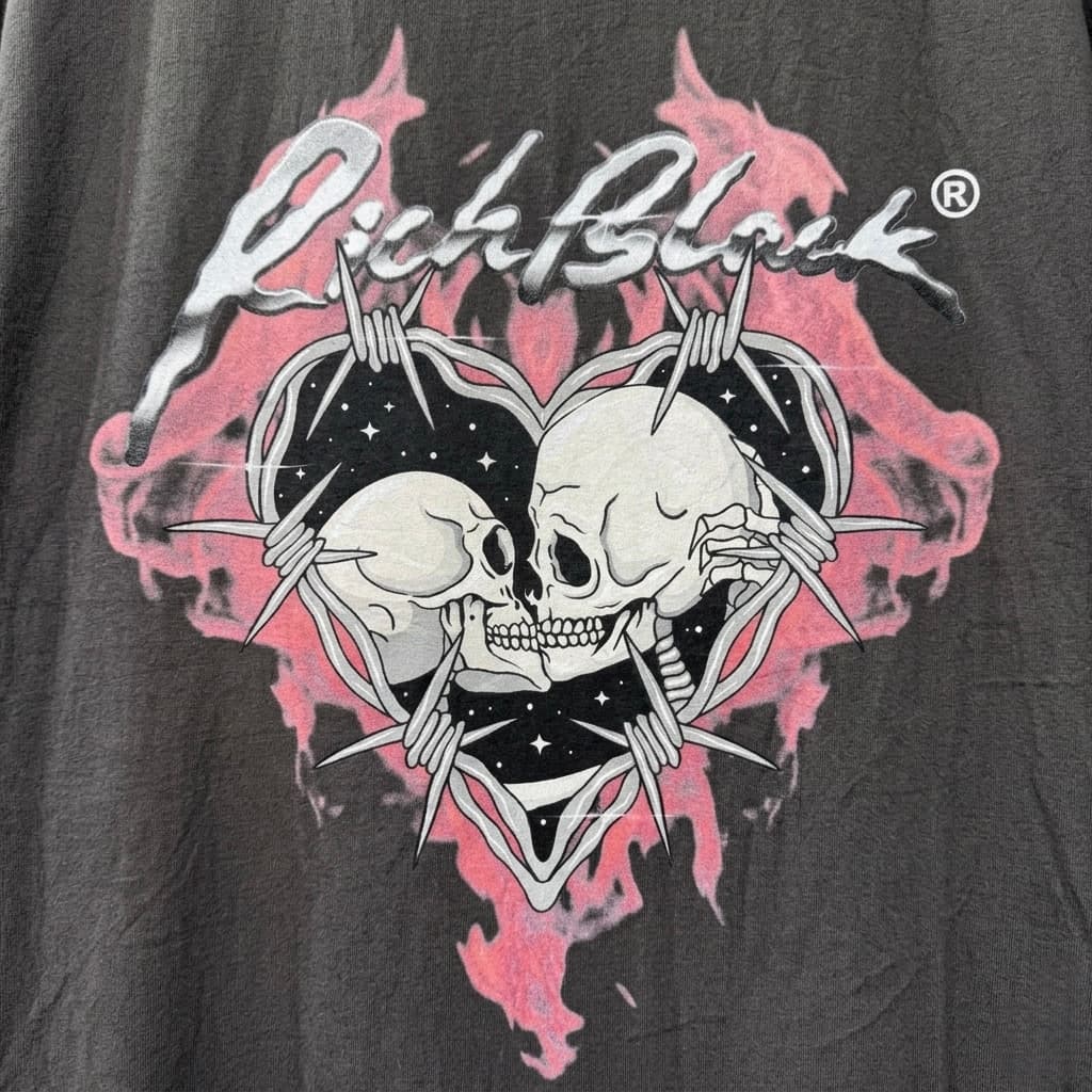 Skull Graphic Print T-Shirt — 2