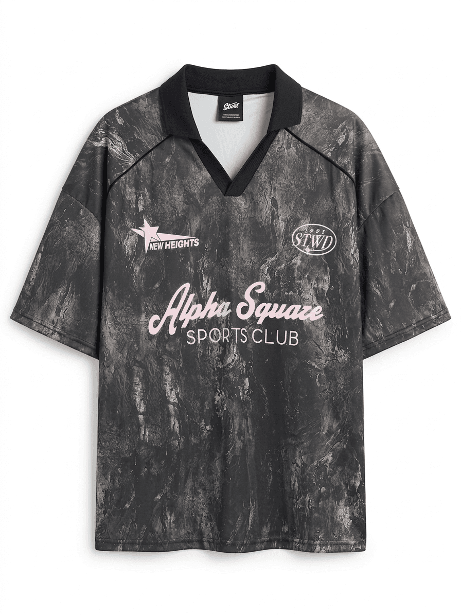 STWD Football Polo T-Shirt — 1