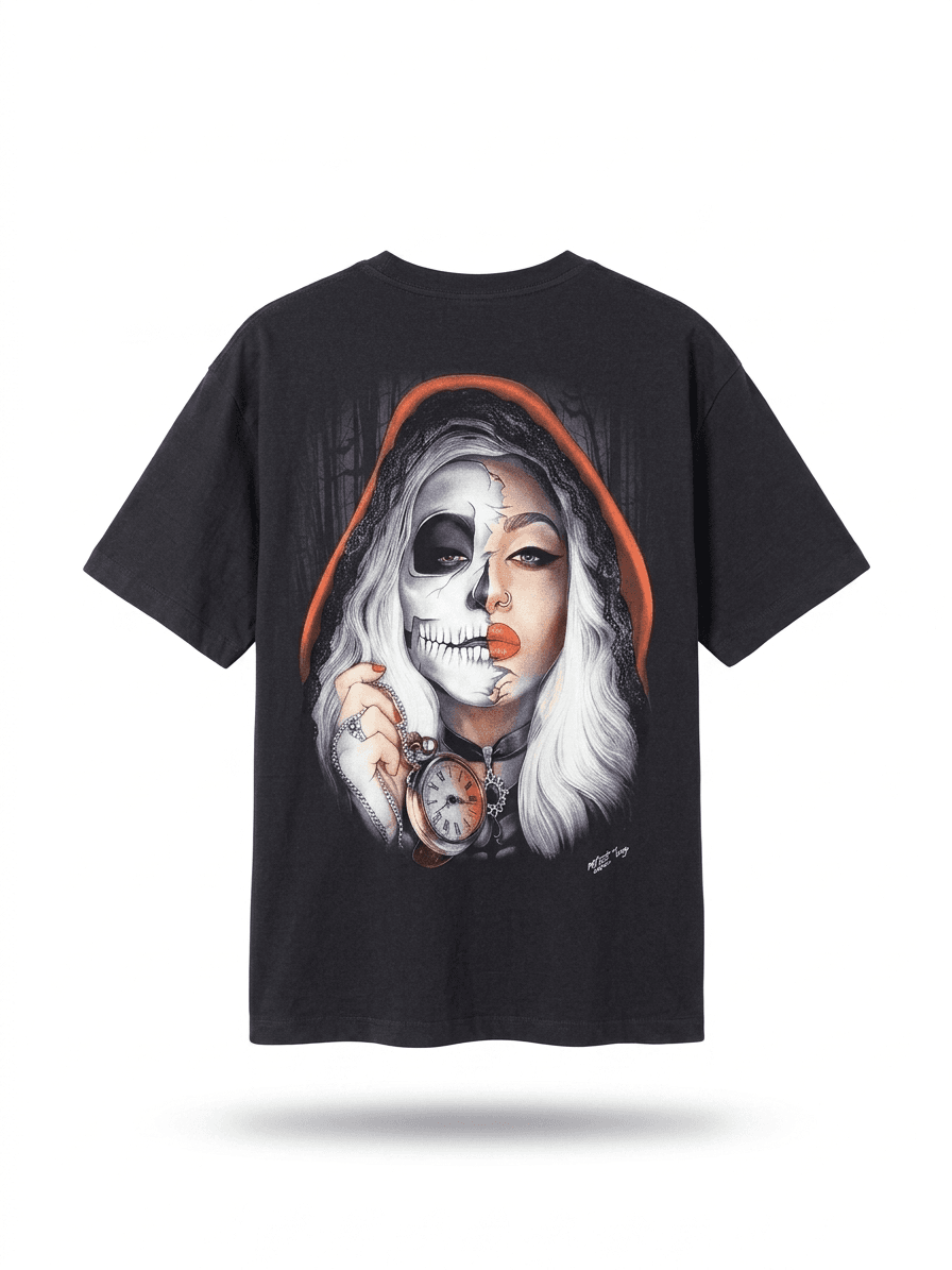 Handmade Duality Graphic T-Shirt — 4