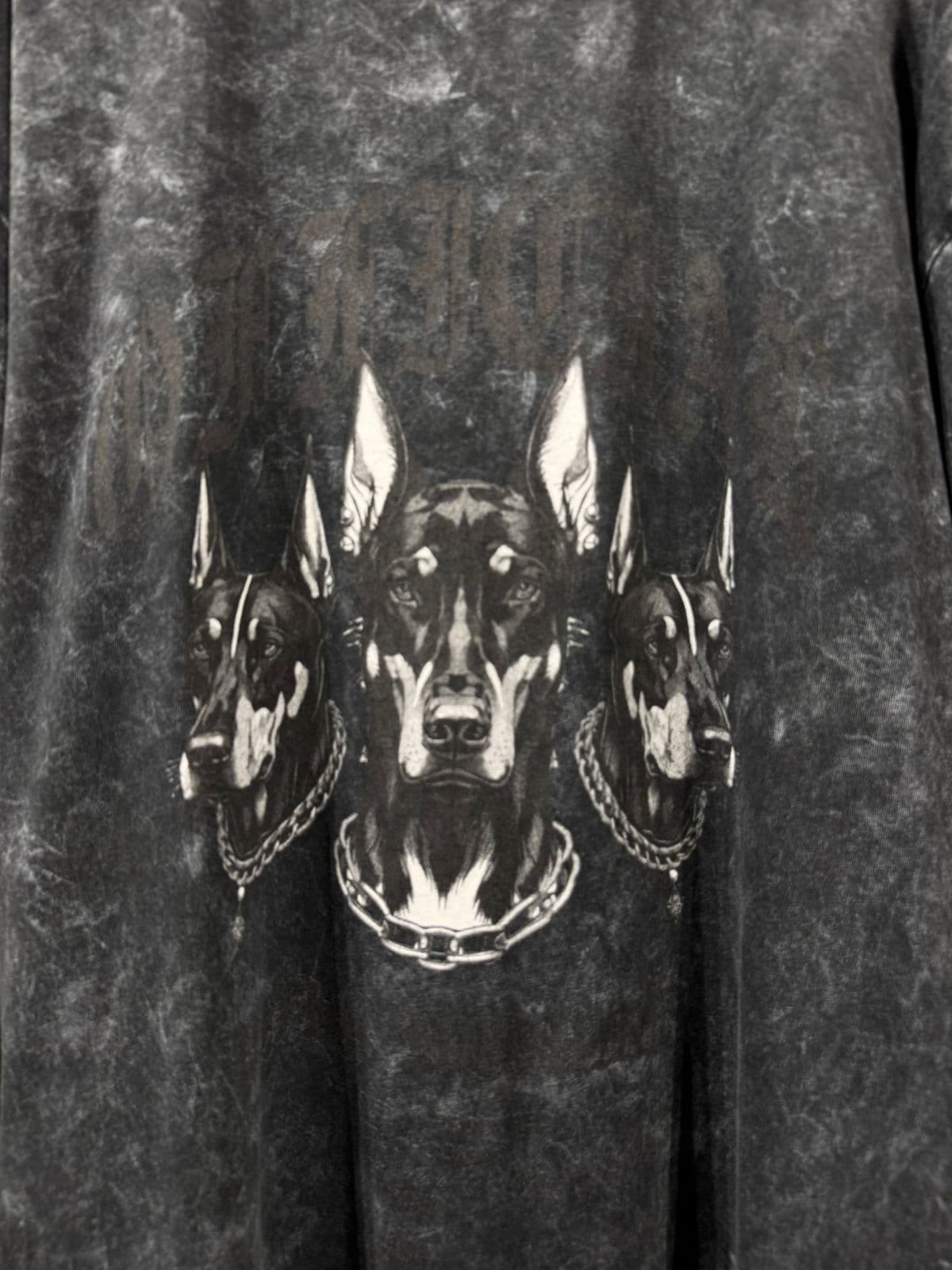 Washed Doberman Print T-Shirt — 2
